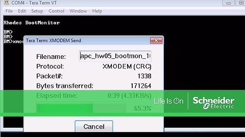 Recovering & Uploading Firmware on APC Network Management Card 2 | Schneider Electric Support