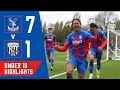 Eagles near U18 Premier League South title after seven-goal triumph | Under 18 Highlights