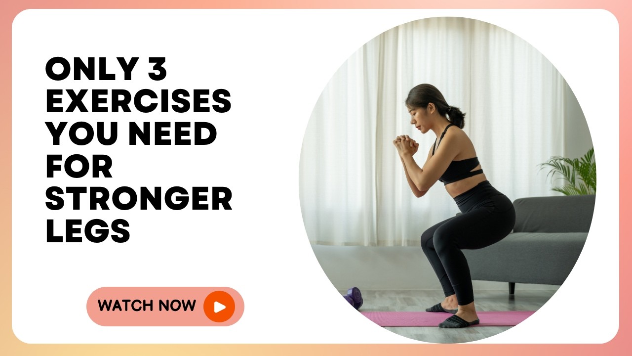 The ONLY 3 Leg Exercises You’ll Ever Need (No Equipment!) - YouTube