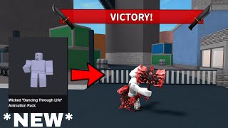 I Played Mm2 With The New Wicked Animation Pack Murder Mystery 2