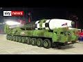 North Korea unveils huge new 'ballistic missile' in military parade