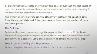 How to Use the Criteria API in JAVA to Filter Records by Time Passed