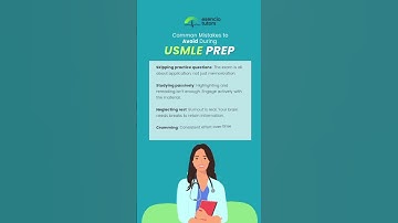 Common USMLE Prep Mistakes to Avoid #usmleprep #step1 #usmlestep1 #usmlestep2 #medicalschool
