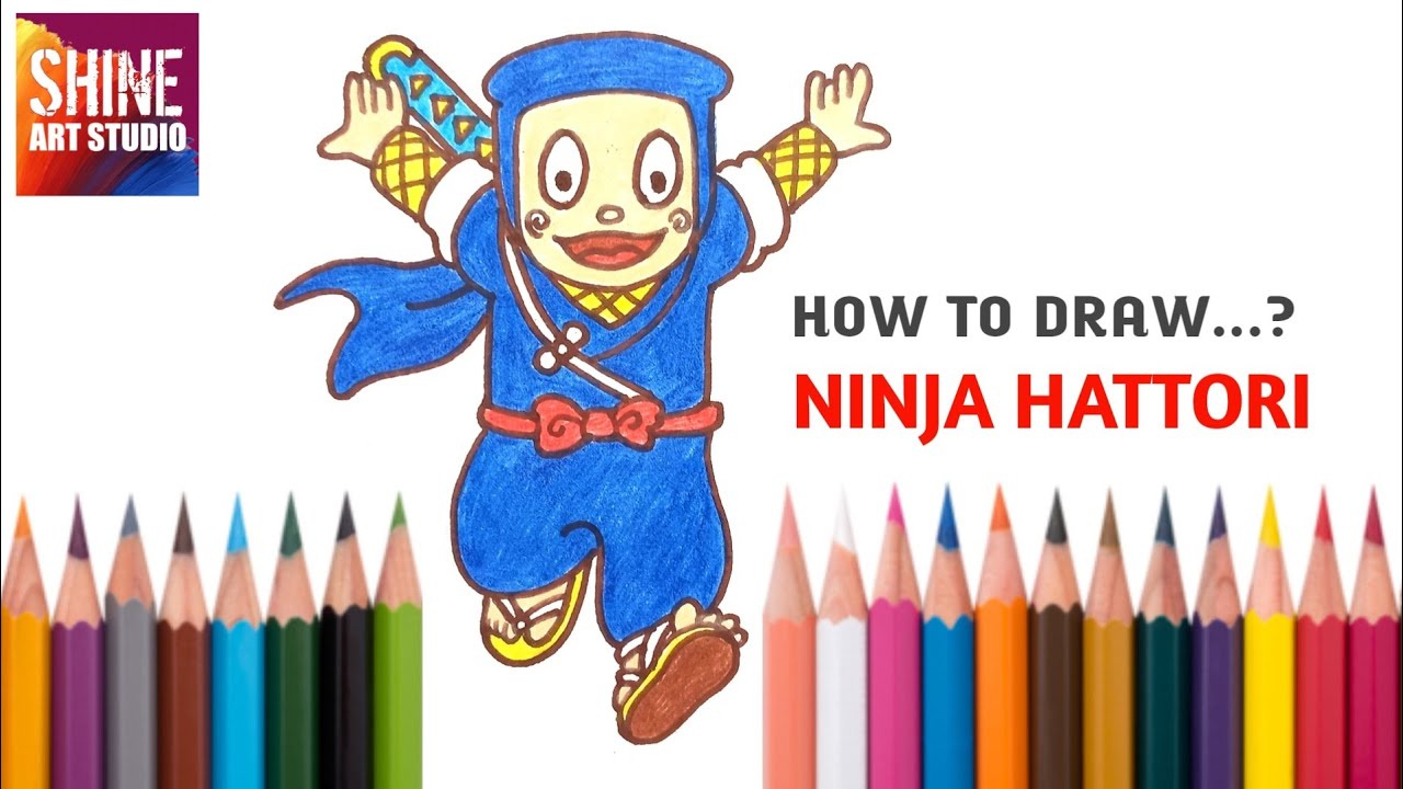 How to Draw Ninja Hattori | Easy Drawing | Step by step | Drawing Tutorial