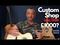 Four custom shop all solid wood hand made acoustic guitars from europe under 1000 believe me