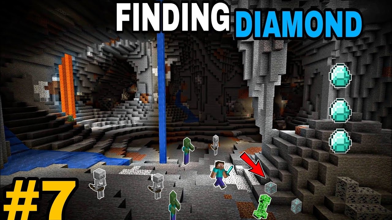 CAN I FIND DIAMONDS IN MINECRAFT #7 - YouTube