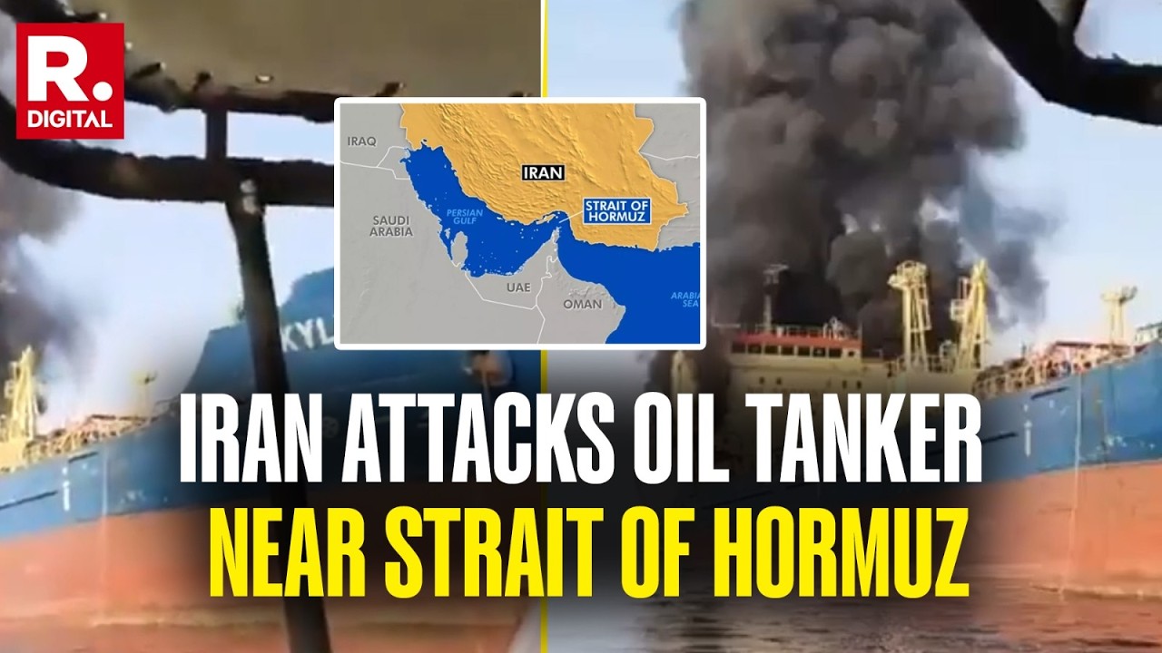 BREAKING: Iran Missile Strikes Oil Tanker Near Strait of Hormuz I Israel-Iran War