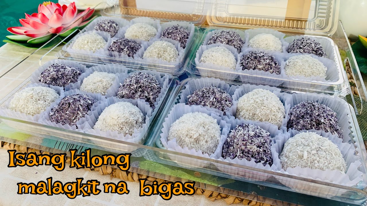 Isang kilong malagkit na bigas at macapuno! Perfect combo pang negosyo