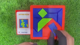 Football Player | Creative Pattern Puzzle Game | Challenge 3 | #creativepuzzles #patternpuzzle #game