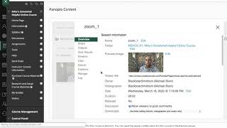 Sharing Audio of your Recording through Panopto
