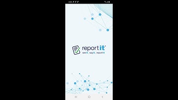 Using the new Report It App