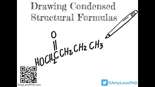307 BCH3023 Drawing Condensed Structural Formulas