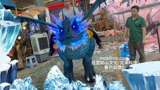 Ice dragon costume made by MCSDINO