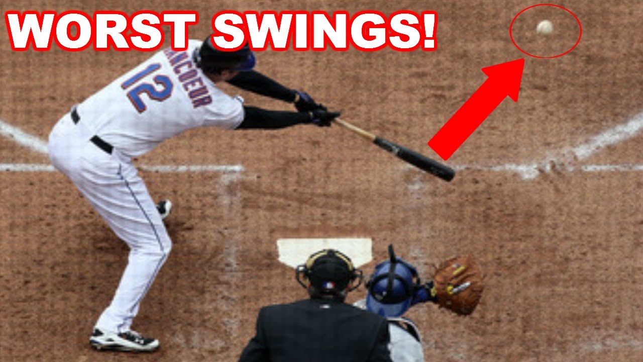 MLB WORST SWINGS! (HUMILIATING) 1080p HD YouTube
