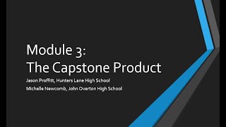 Module 3 Senior Capstone Virtual Training