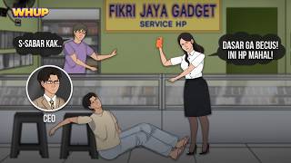 Diremehkan Karena Hanya Tukang Servis HP, Ternyata Dia adalah CEO yang Menyamar - Drama Animasi
