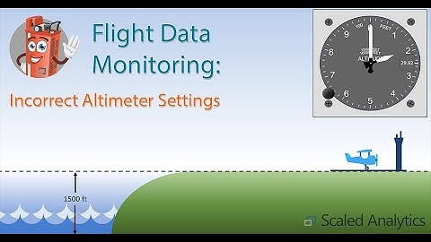 How Flight Data Monitoring can Detect Incorrect Altimeter Settings