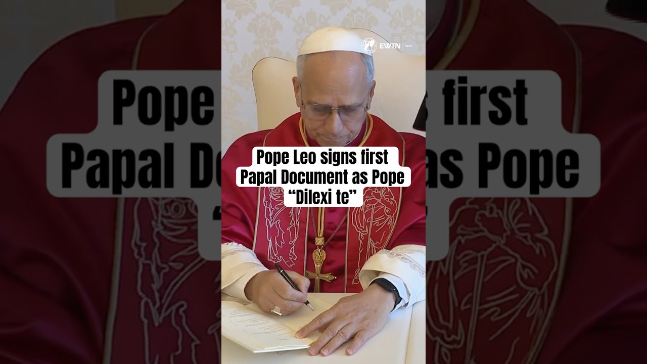 Pope Leo XIV Signs Apostolic Exhortation “Dilexi te” | The Pope’s First Papal Document | EWTN News