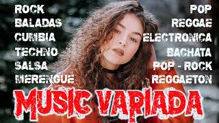 MIX MÚSICA VARIADA 🎧🎵 Baladas, Rock, Salsa, Pop, Cumbia, Techno, Reggaetón, Merengue