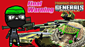 Command & Conquer Generals Zero Hour Custom Mission - Final Warning