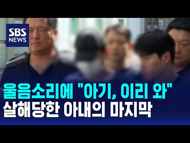 울음소리에 "아기, 이리 와"..살해당한 아내의 마지막 / SBS