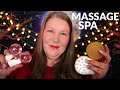 Asmr massage spa roleplay  head face and shoulder  personal attention  deutsch german