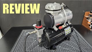 [301] Review e Análise Compressor com Reservatório Fengda AS-186 -Aerografia, Hobby e Modelismo