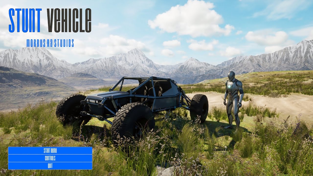 UE5 Chaos Physics Stunt Vehicle