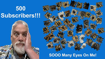 500 Subscribers Celebration with a Timelapse of a 500 Piece Cat Face Jigsaw Puzzle #500subs