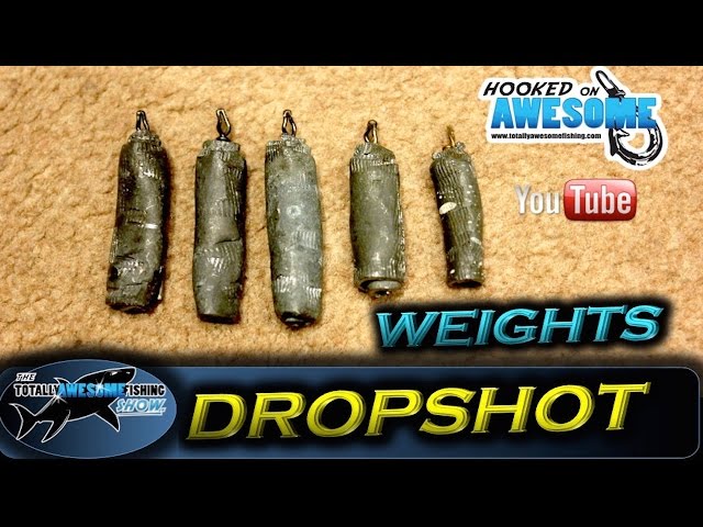 Dropshotting - How to make your own dropshot weight - TAFishing