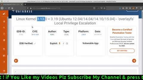 CVE 2015-1328 || overlayfs