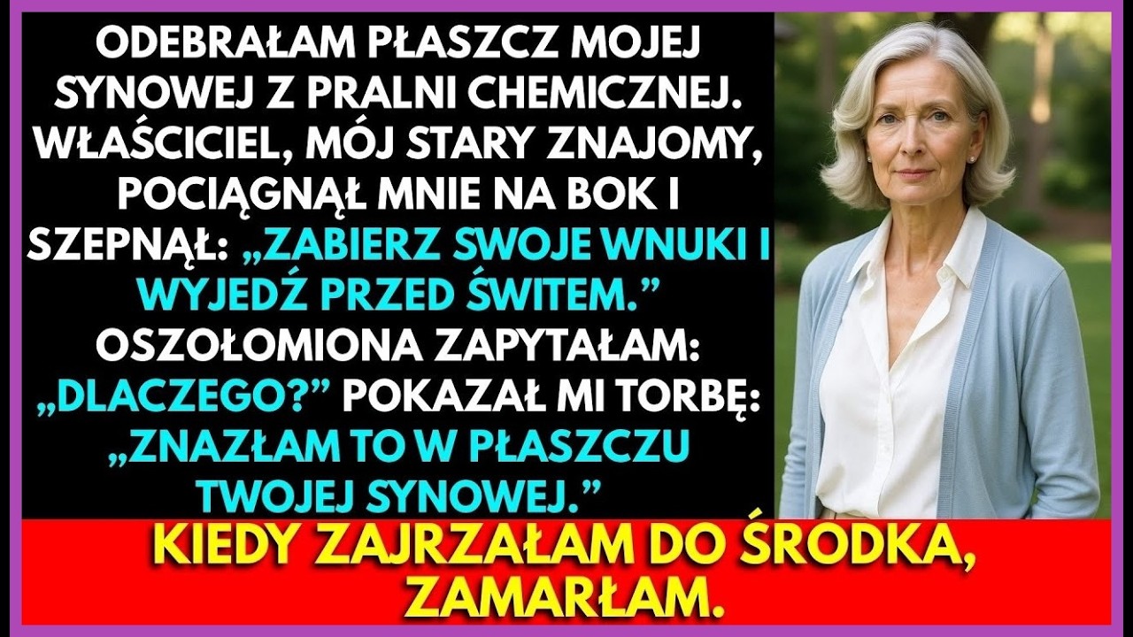 Odebrałam Płaszcz Synowej Z Pralni. Właściciel Ujawnił Sekret, Który Sprawił, Że Zamarłam