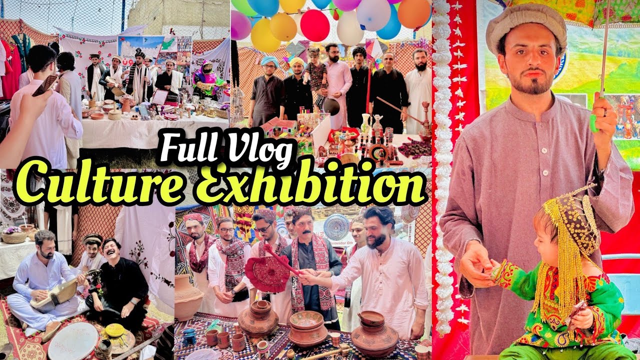 We arranged Pakistani Culture Exhibition in university | Vlog by Hanif khan
