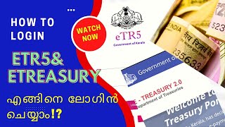 eTr5 portal and ETreasury portal