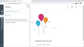 Canvas: Logging In For Your First Time