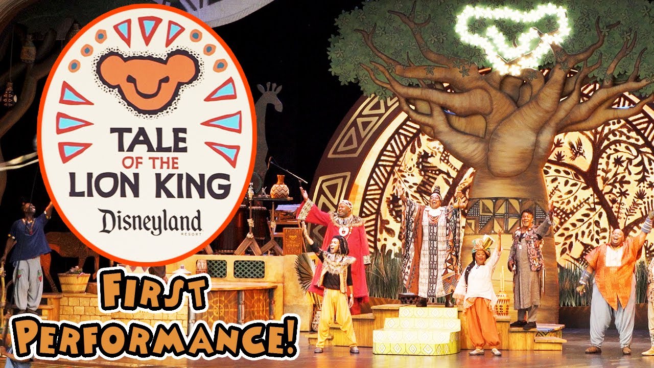 Tale of the Lion King Show at Disneyland First Show at Fantasyland
