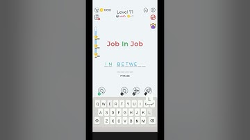 Dingbats Word Quiz Level 71 | Dingbats Level 71 [job in job]