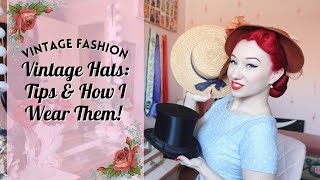 Vintage Hats Tips And How I Wear Them Pinup Fashion