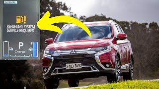 “Refueling system service required” warning in Mitsubishi Outlander