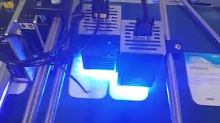 Box UV coding with large content high resolution inkjet printer
