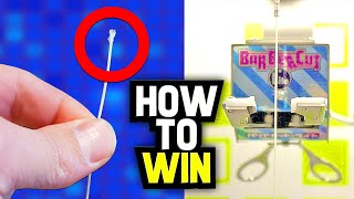 I REVEAL HOW TO WIN At The String Cutting Arcade Game! | Barber Cut Lite HACKS screenshot 4