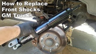 Front Shock Replacement Chevy Silverado 2500 HD 1999-2006 (GMC Sierra Front Shocks)