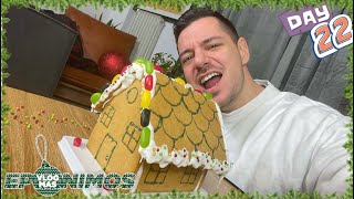 Έφτιαξα το χειρότερο Gingerbread house | DAY 22