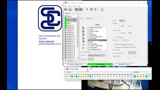 Test and setup the CVM PLC program in a Copley Controls drive