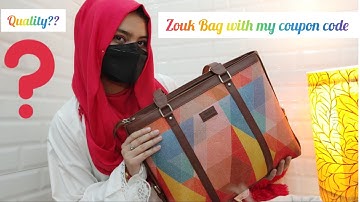 ZOUK BAG REVIEW | Handcrafted Office Hand Bag | shamreenali 💕