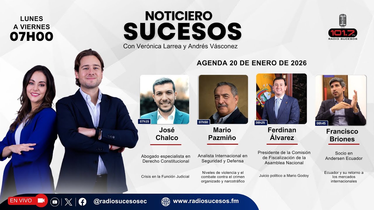 Noticiero Sucesos - 20 de enero de 2026 - YouTube