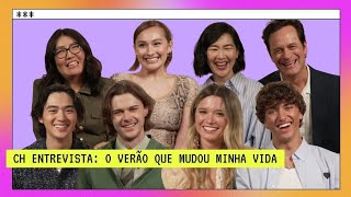 CH Entrevista Elenco de O Verao Que Mudou Minha Vida sobre TeamConrad e TeamJere
