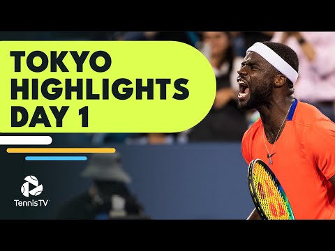 Tiafoe takes on uchiyama; daniel, nakashima & more feature | tokyo 2022 highlights day 1