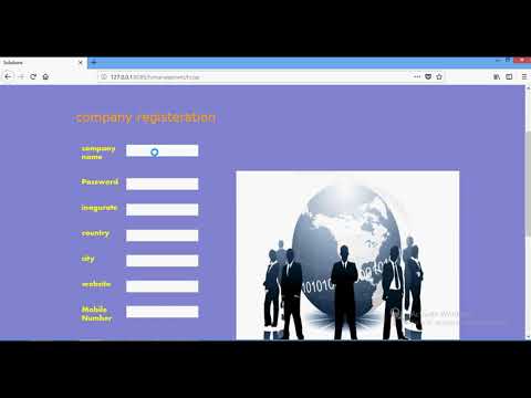 HR Management System in Java