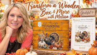 Easy Fall DIY with Transfers 🍂 | Transform a Wooden Box & More!